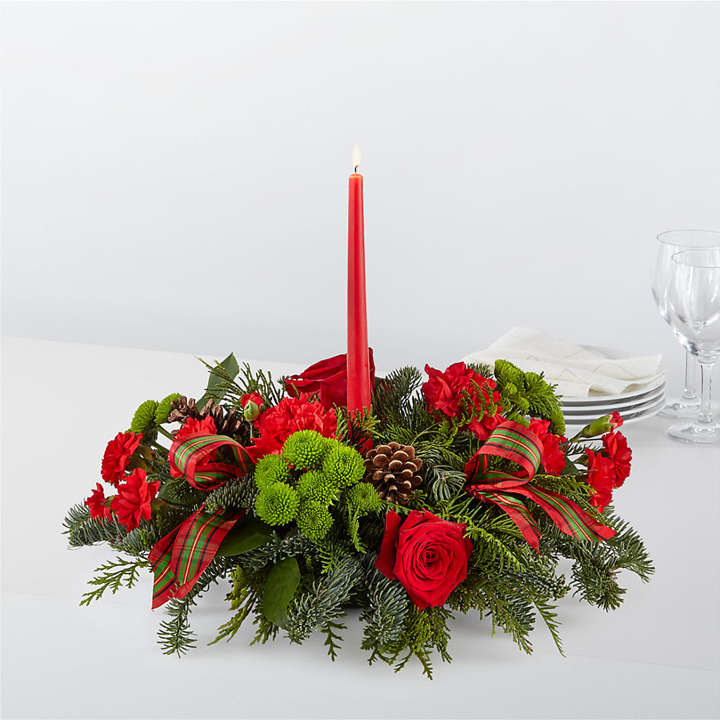 By the Candlelight Centerpiece – Hurst Florist, Callahan FL