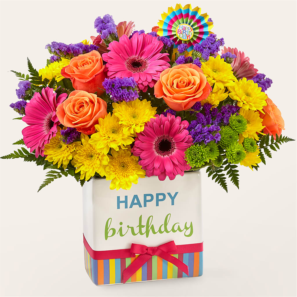 Birthday Brights Bouquet – Hurst Florist, Callahan FL