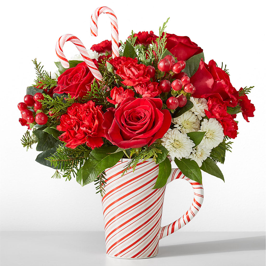 Peppermint Swirl Mug – Hurst Florist, Callahan FL