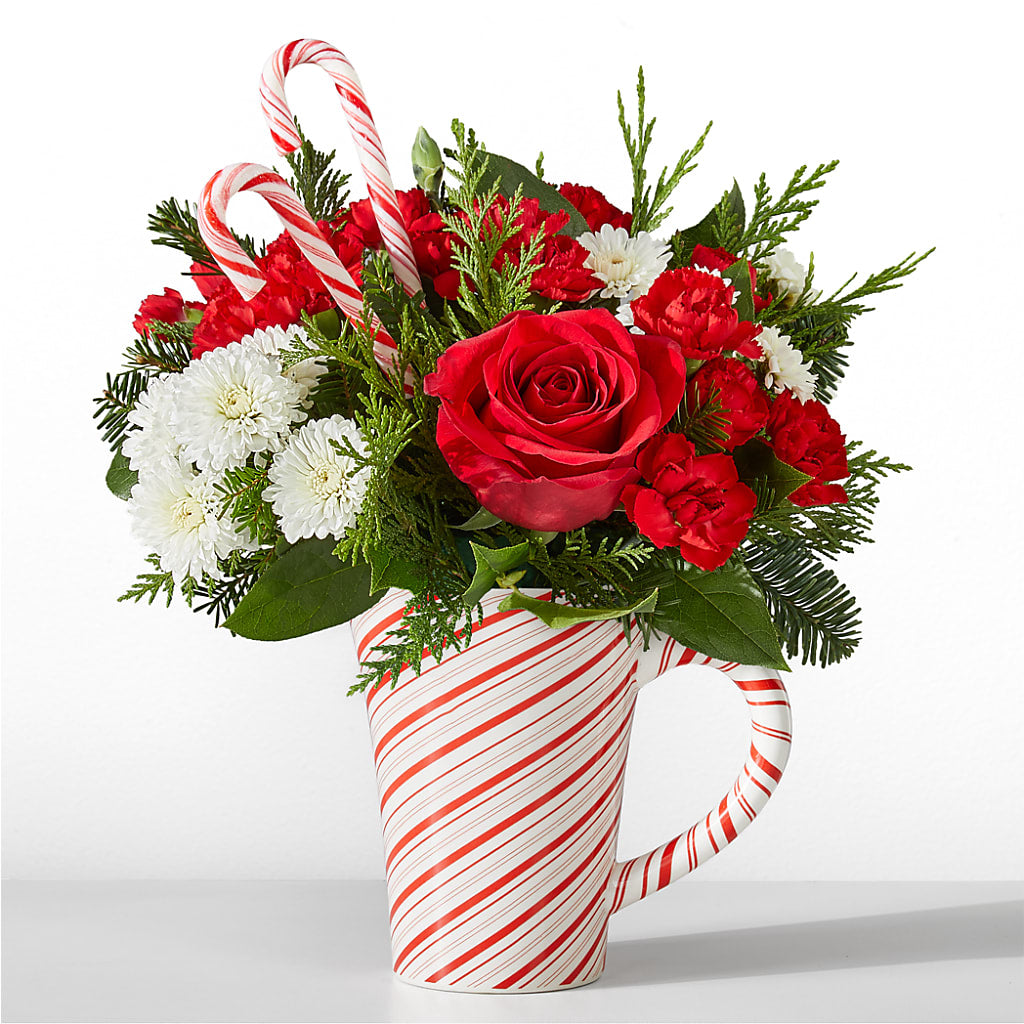 Peppermint Swirl Mug – Hurst Florist, Callahan FL