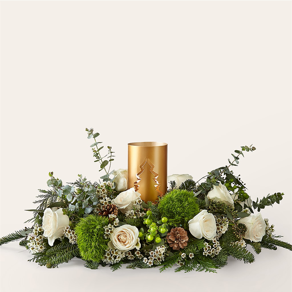 Chestnuts Roasting Centerpiece – Hurst Florist, Callahan FL