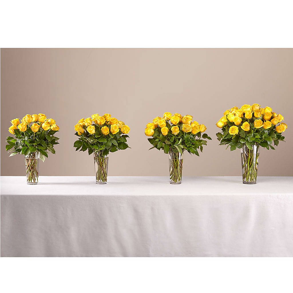 Long Stem Yellow Rose Bouquet – Hurst Florist, Callahan FL