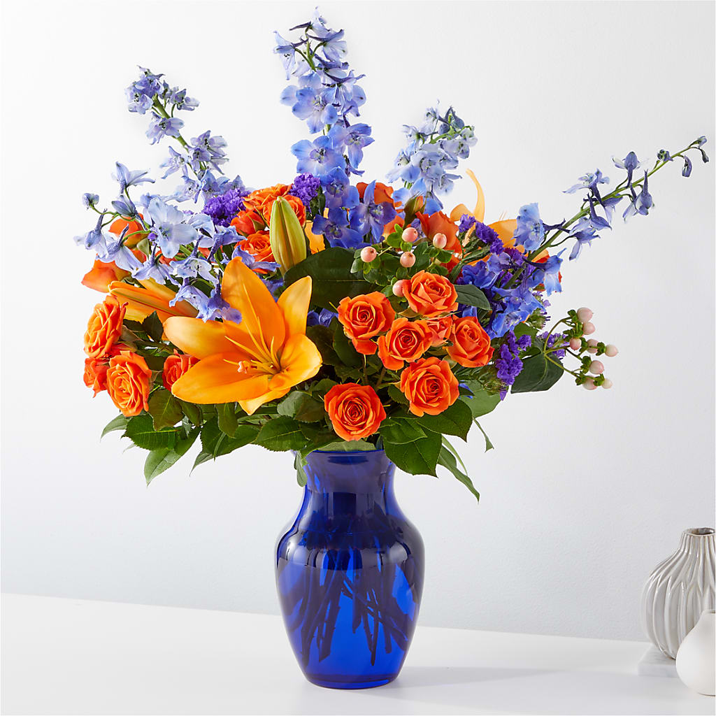 Radiant Citrus Bouquet – Hurst Florist, Callahan FL