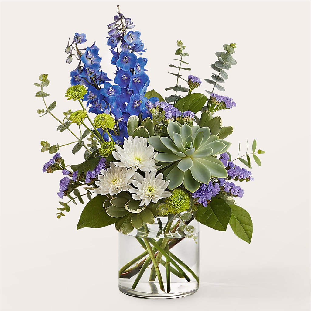 Cerulean Waves Bouquet – Hurst Florist, Callahan FL