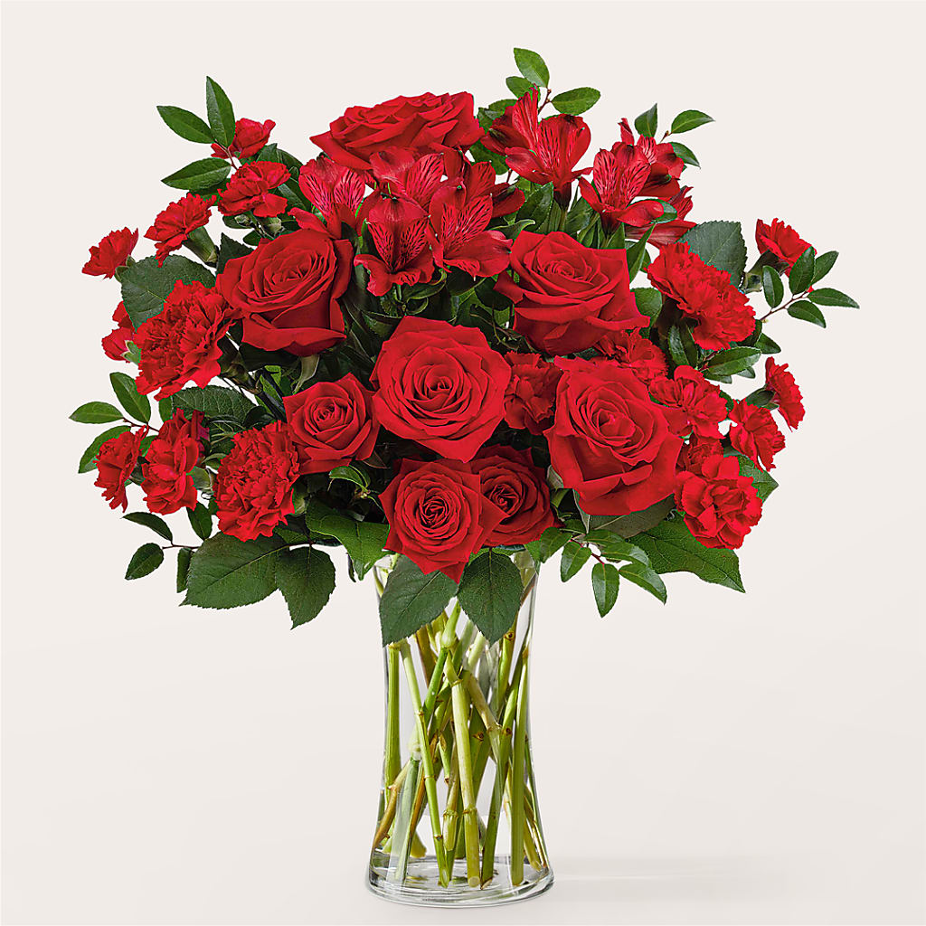 Brilliant Ruby Bouquet – Hurst Florist, Callahan FL
