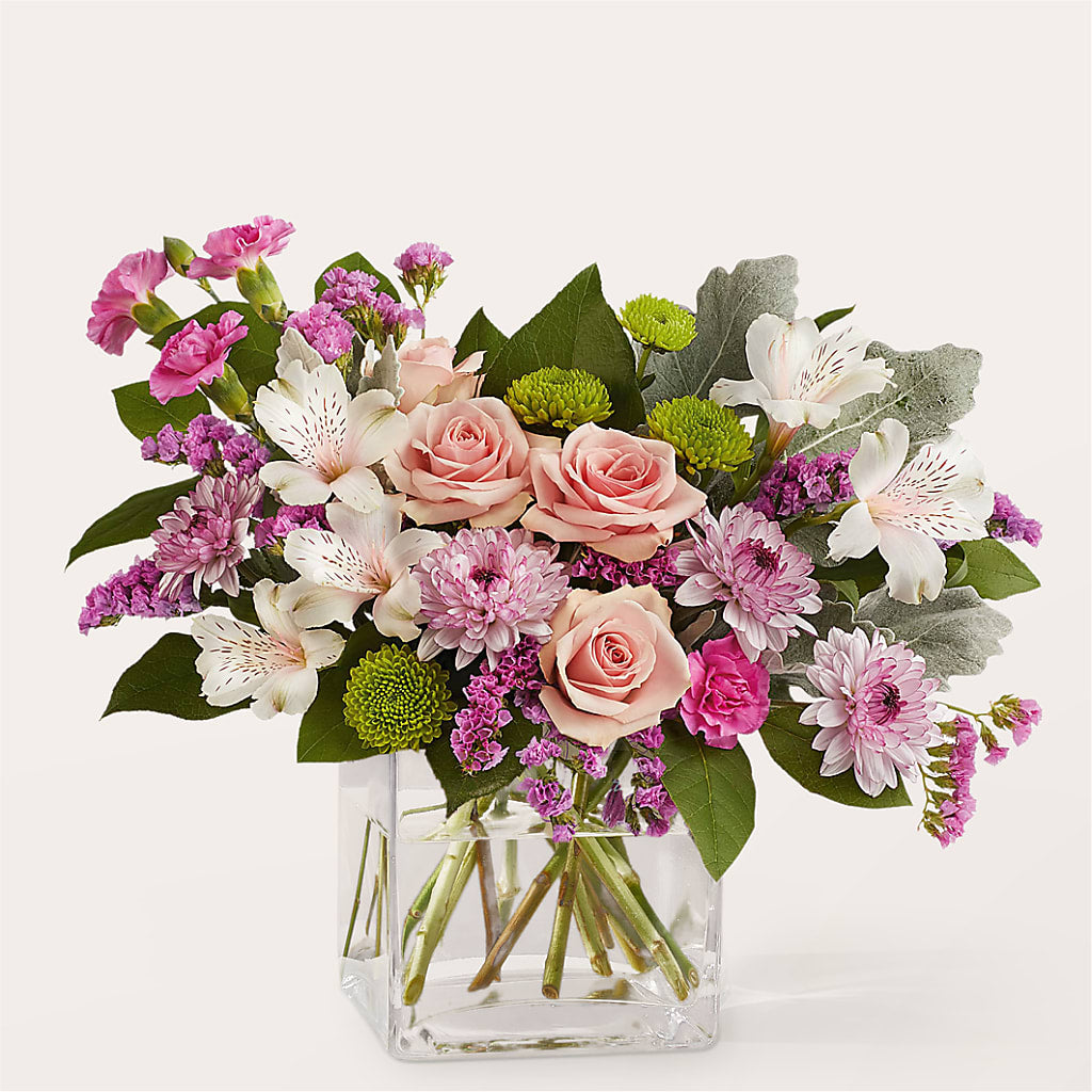 Pink Suede Bouquet – Hurst Florist, Callahan FL