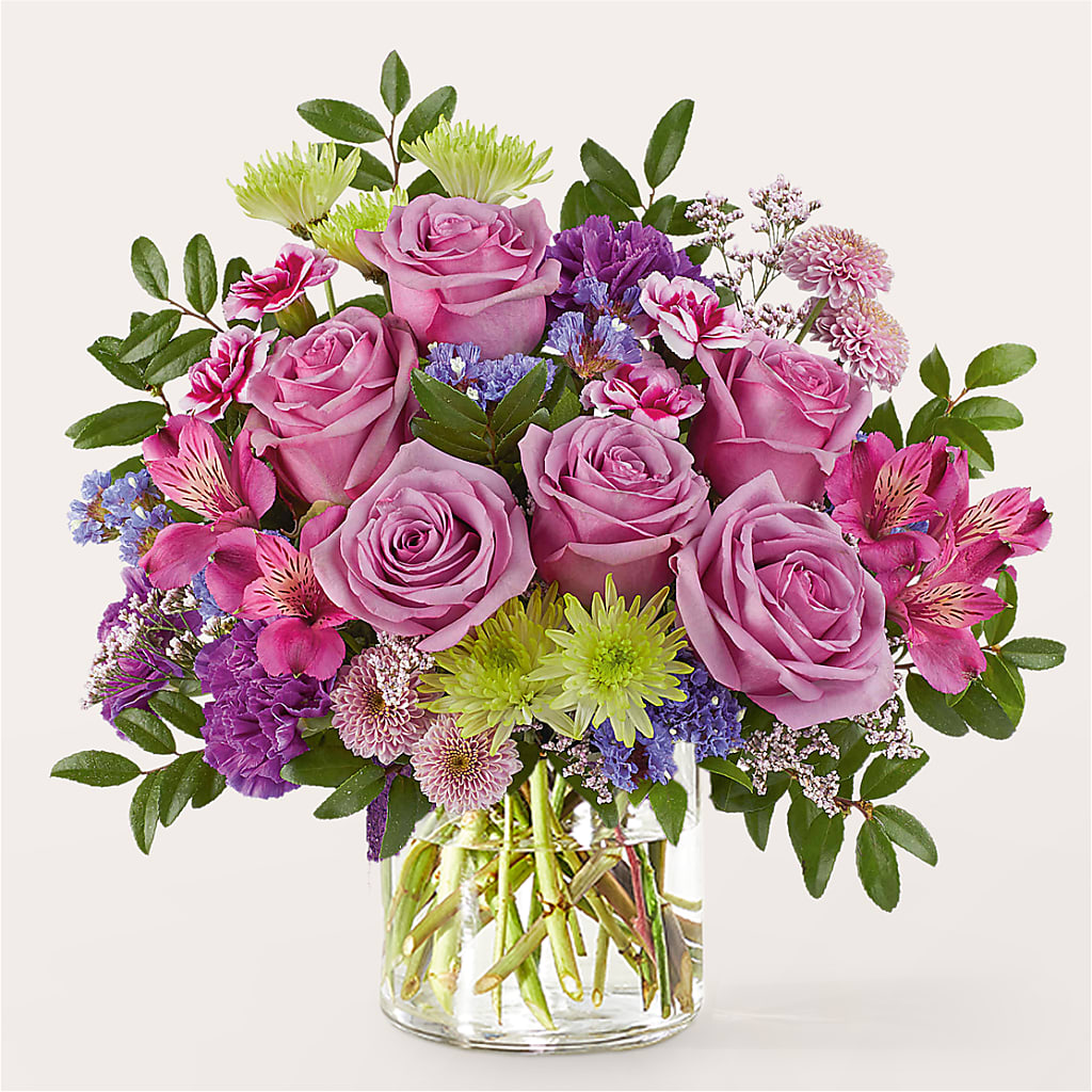 Glass Half Full Bouquet – Hurst Florist, Callahan FL