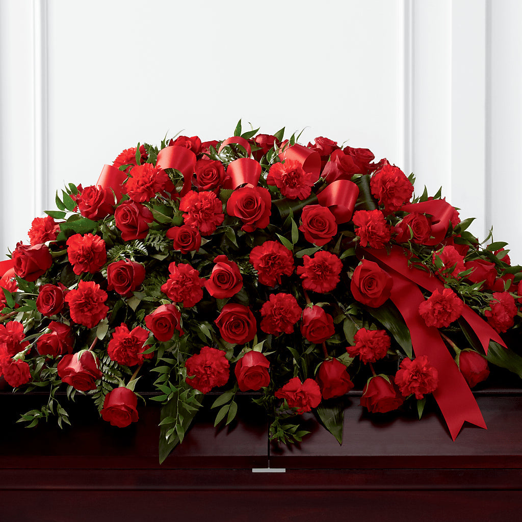 Tribute of Life Casket Spray – Hurst Florist, Callahan FL
