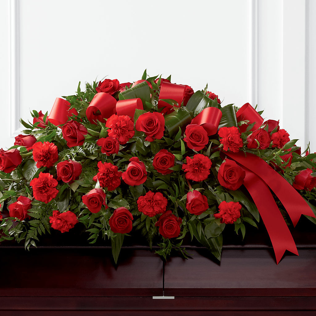 Tribute of Life Casket Spray – Hurst Florist, Callahan FL