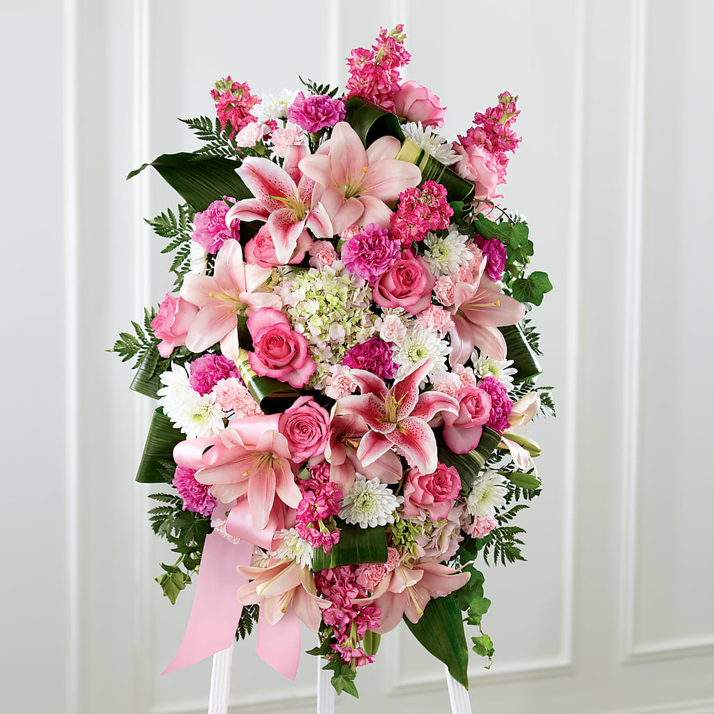 Comforting Standing Spray – Hurst Florist, Callahan FL