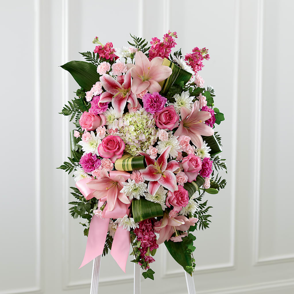 Comforting Standing Spray – Hurst Florist, Callahan FL