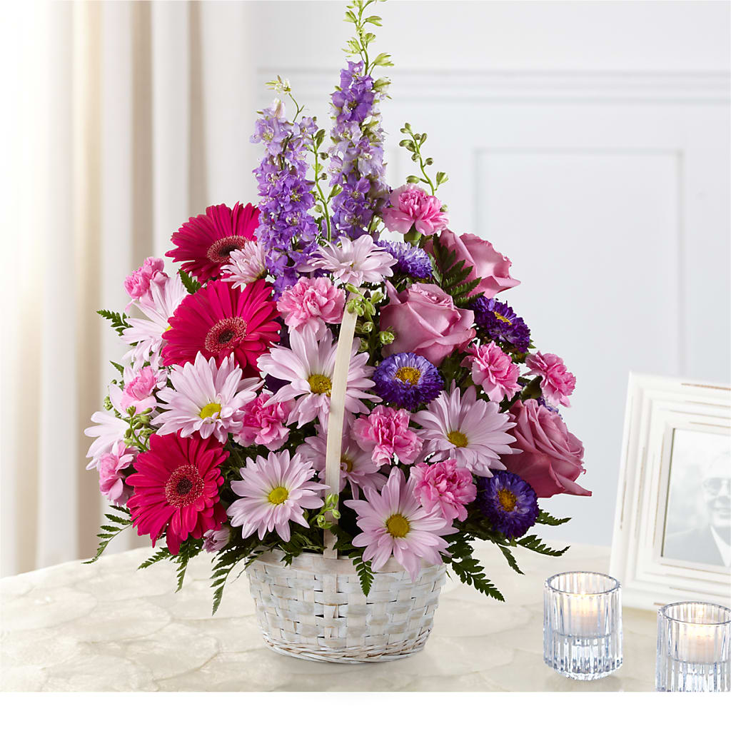 Pastel Peace Basket – Hurst Florist, Callahan FL