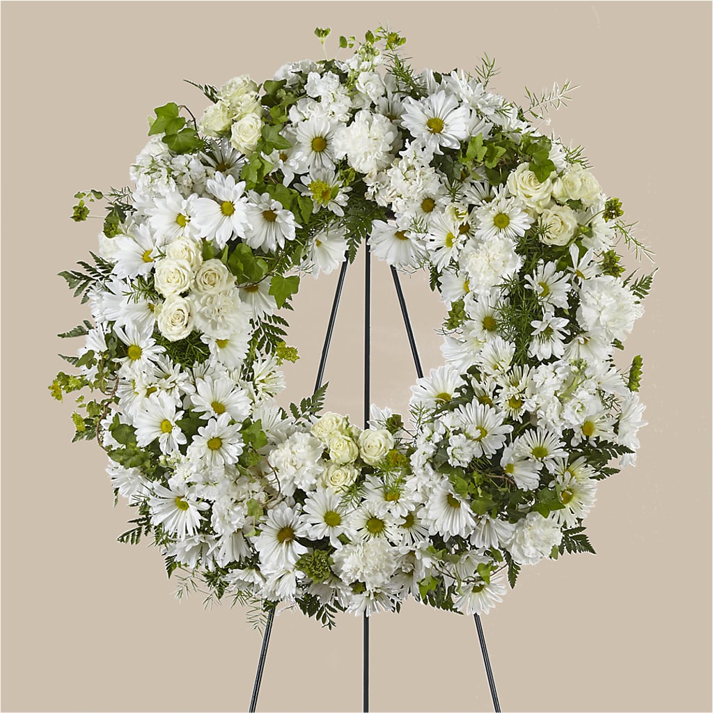 Faithful Wishes Wreath – Hurst Florist, Callahan FL