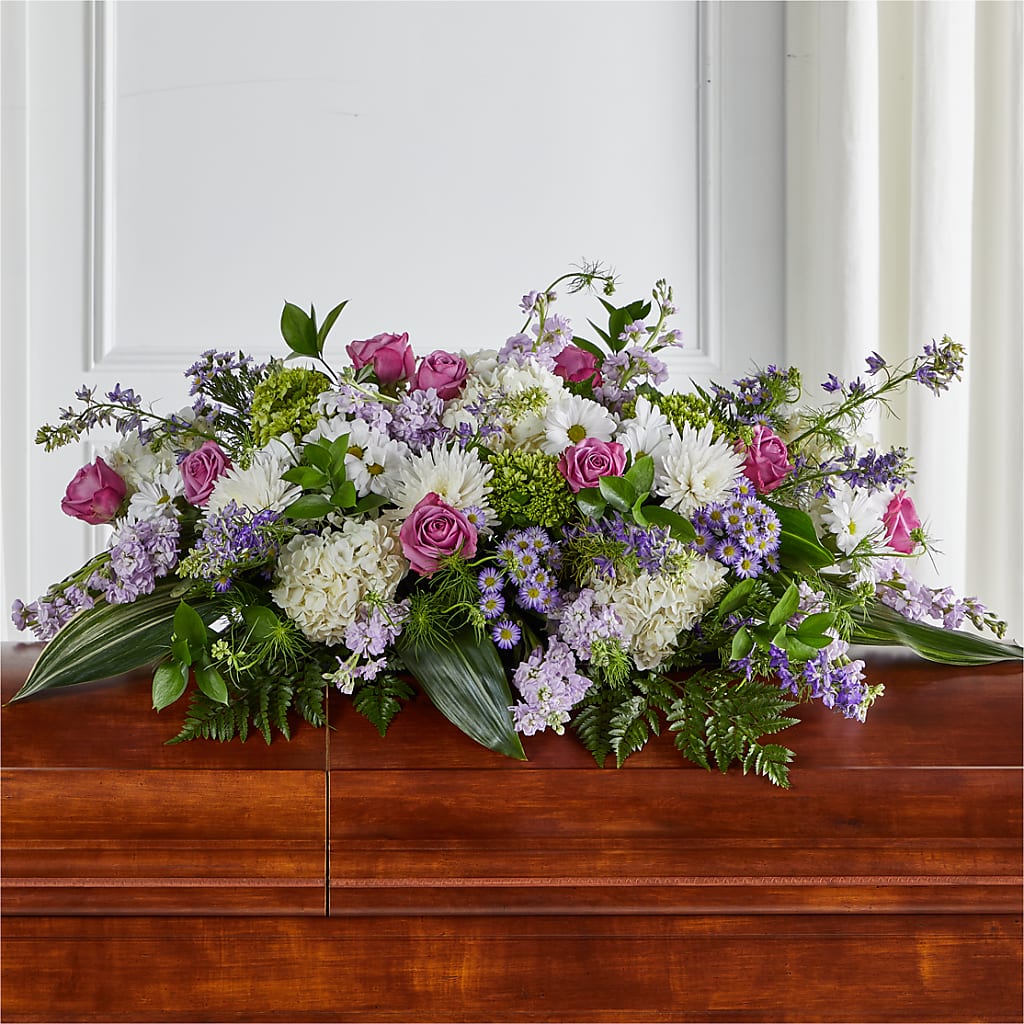 Meadows of Serenity Casket Spray – Hurst Florist, Callahan FL