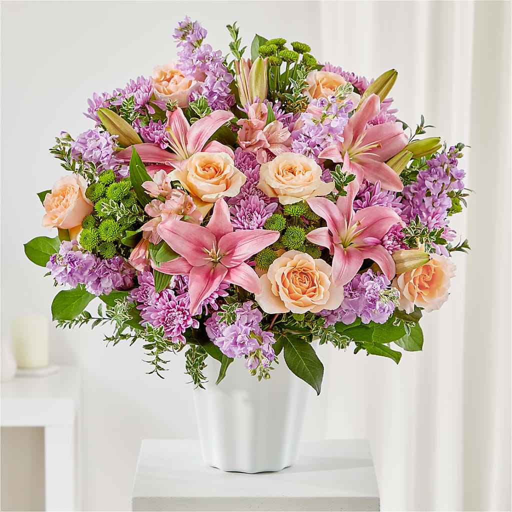 Supportive Embrace Tabletop Basket – Hurst Florist, Callahan FL
