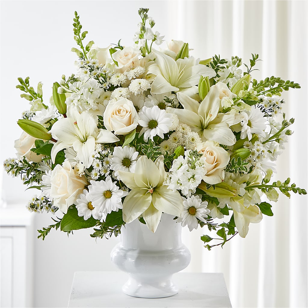 Uplifting Urn Arrangement – Hurst Florist, Callahan FL
