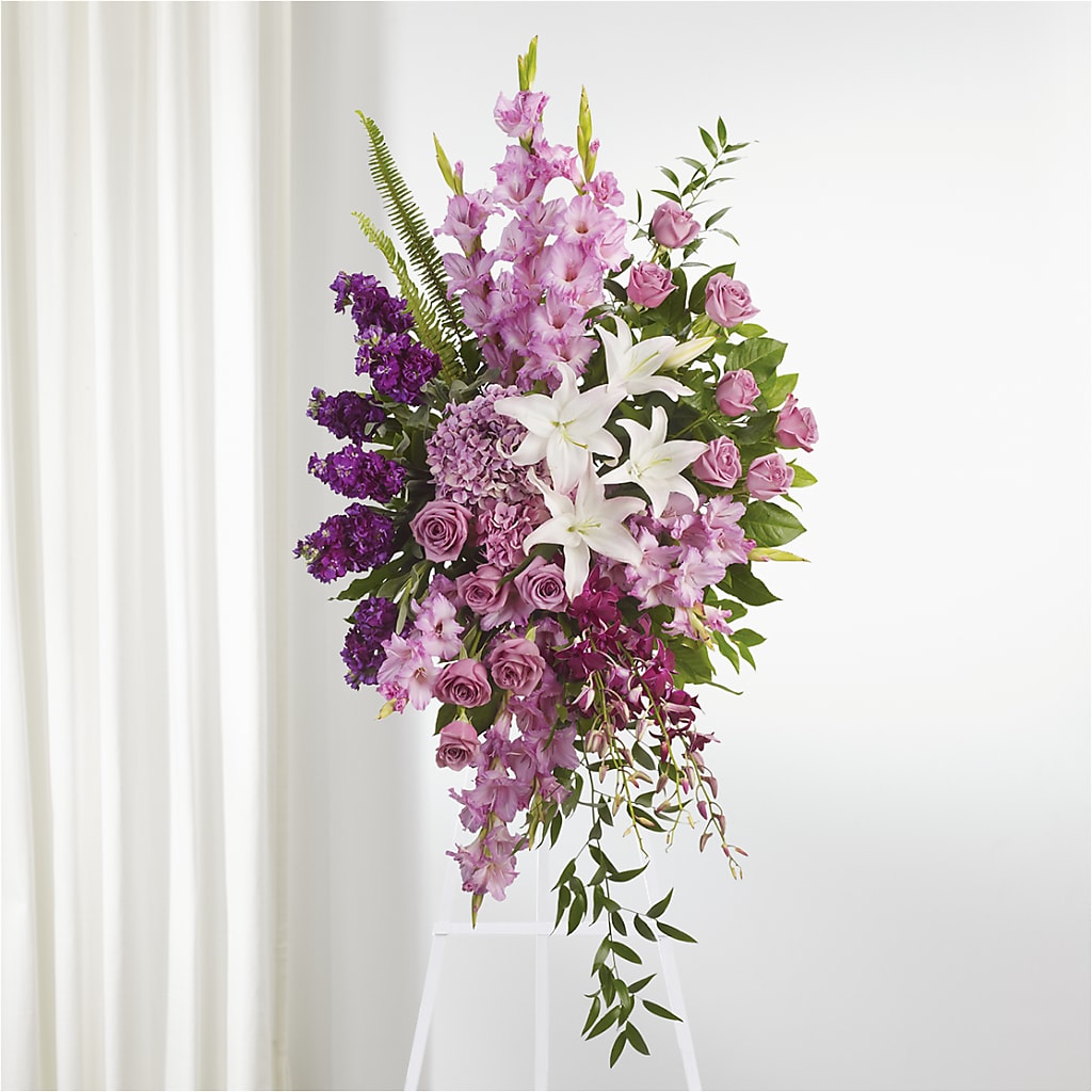 Never Alone Standing Spray – Hurst Florist, Callahan FL