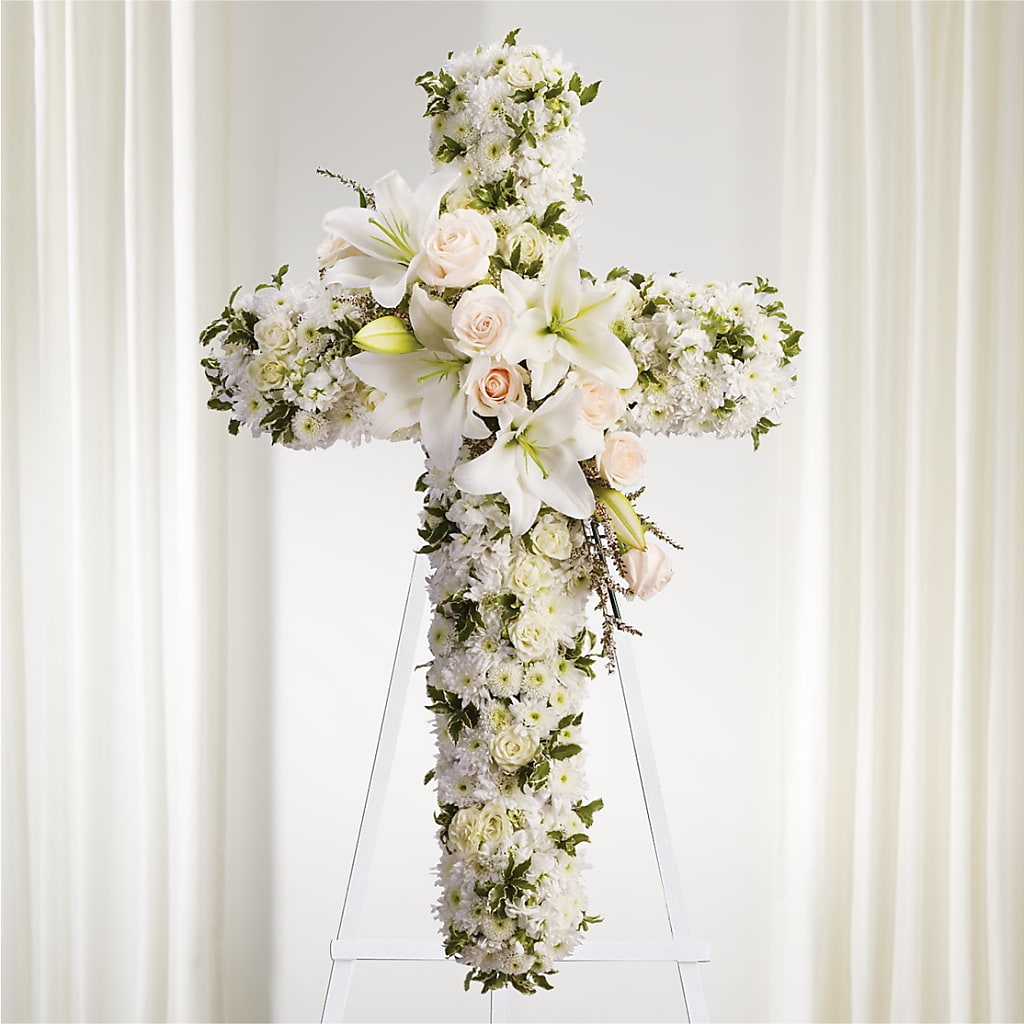 Spiritual Guidance Standing Spray – Hurst Florist, Callahan FL
