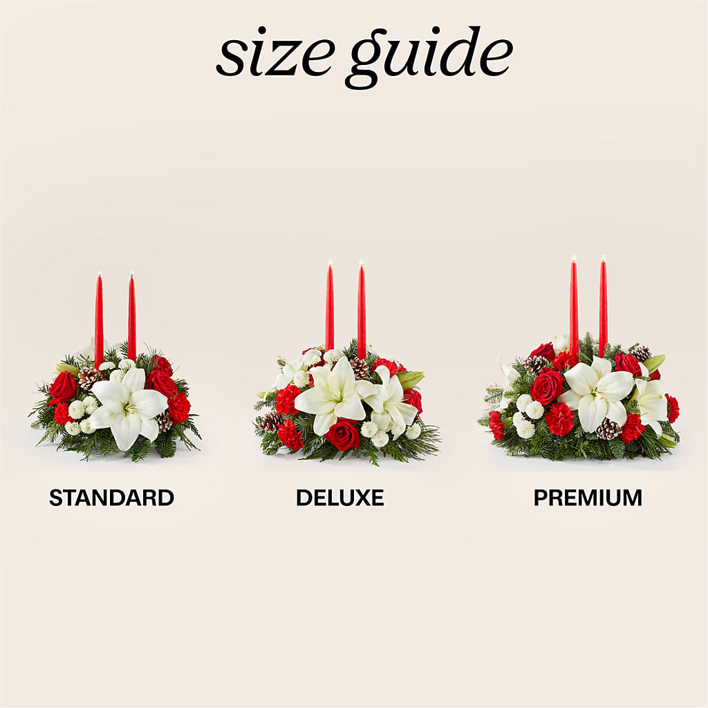 Seasonal Festivities Centerpiece – Hurst Florist, Callahan FL