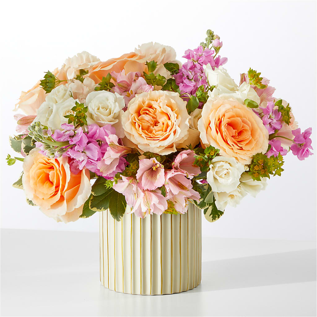 Paradise Bouquet with Ivory Vase – Hurst Florist, Callahan FL