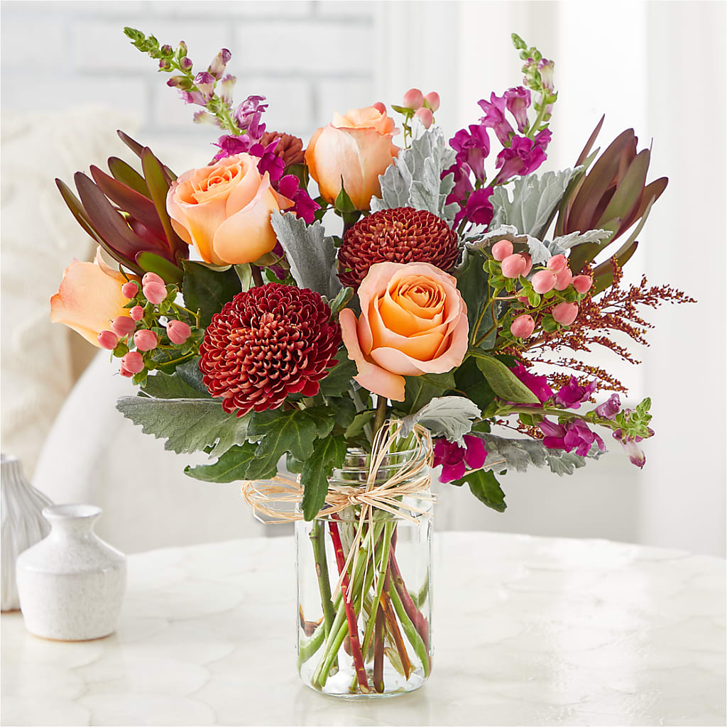 Moody Hues Bouquet – Hurst Florist, Callahan FL