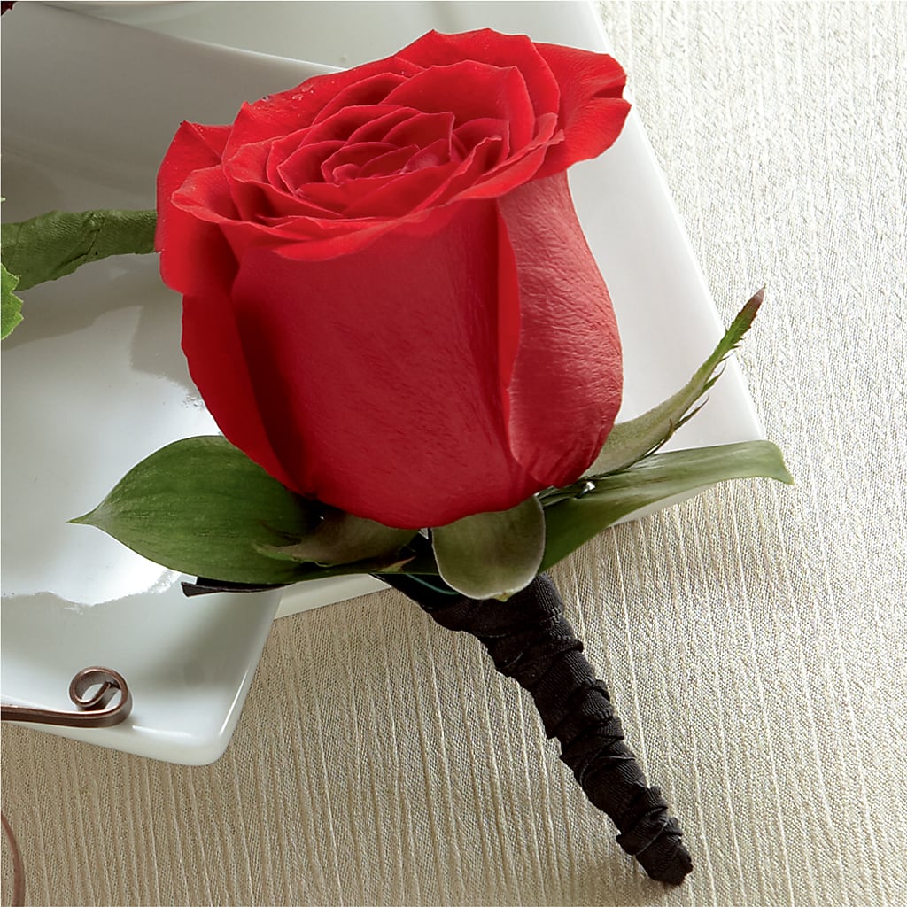 Red Rose Boutonniere – Hurst Florist, Callahan FL