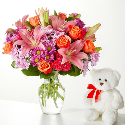 One and Only Bouquet and Bear Bundle –  Hurst Florist, Callahan FL