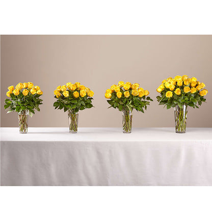 Long Stem Yellow Rose Bouquet –  Hurst Florist, Callahan FL