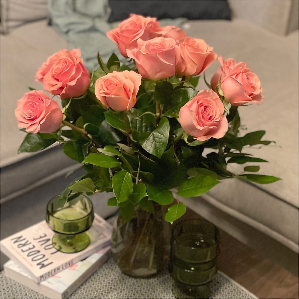 Long Stem Pink Rose Bouquet –  Hurst Florist, Callahan FL