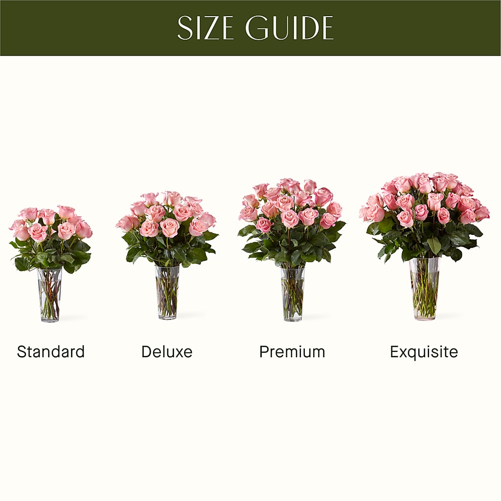 Long Stem Pink Rose Bouquet –  Hurst Florist, Callahan FL