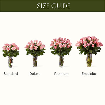 Long Stem Pink Rose Bouquet –  Hurst Florist, Callahan FL