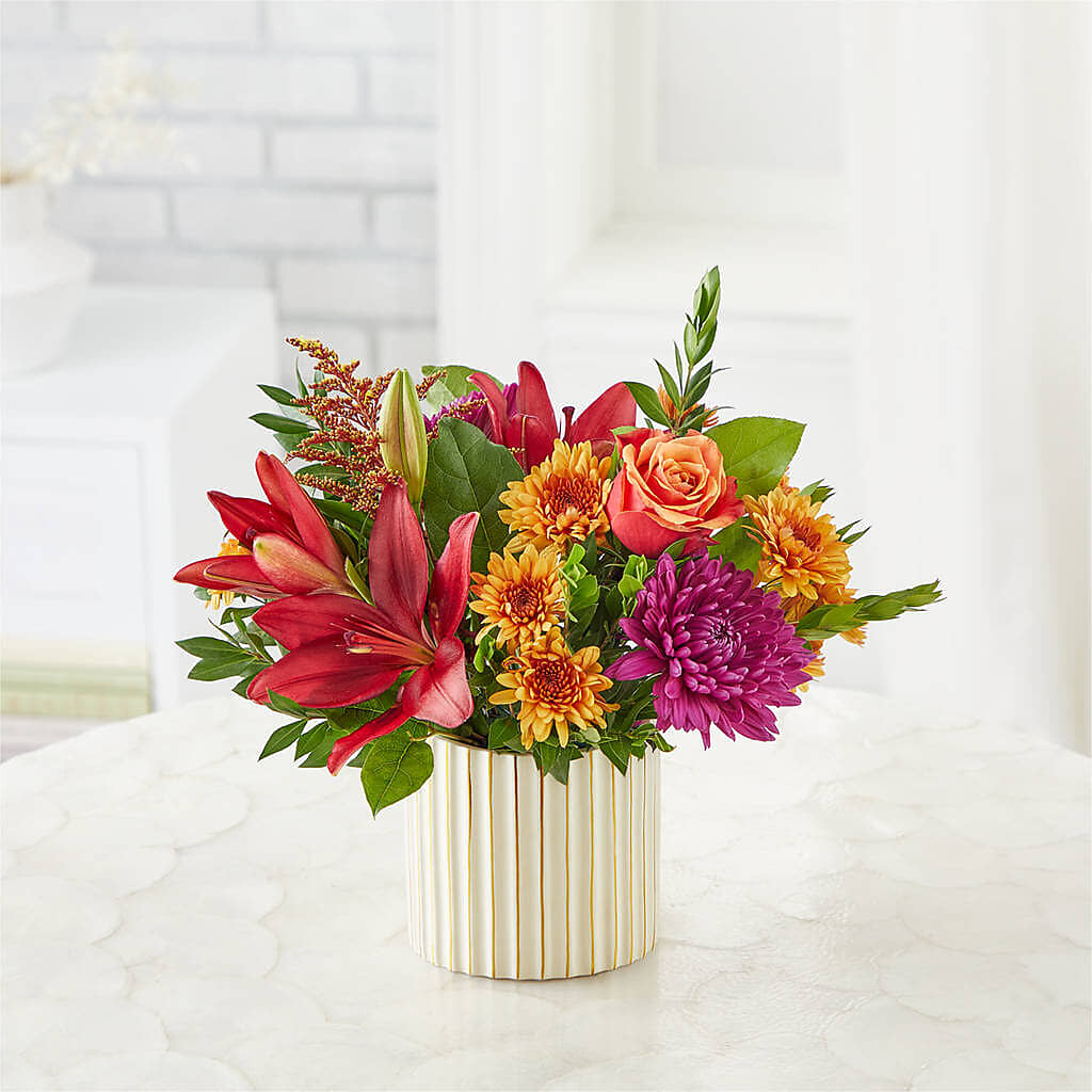 Burgundy Landscape Bouquet –  Hurst Florist, Callahan FL