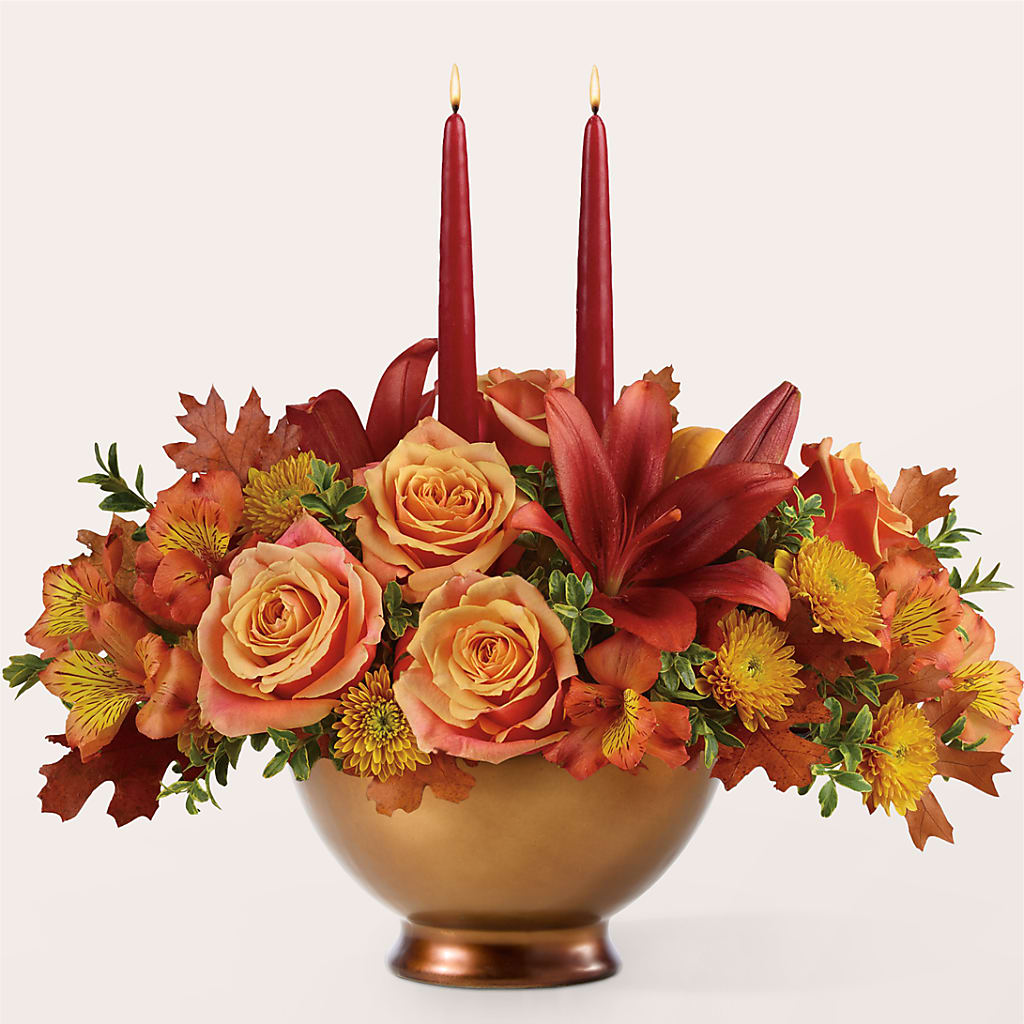 Harvest Table Centerpiece –  Hurst Florist, Callahan FL