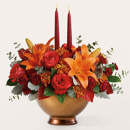 Fruits of Fall Centerpiece –  Hurst Florist, Callahan FL