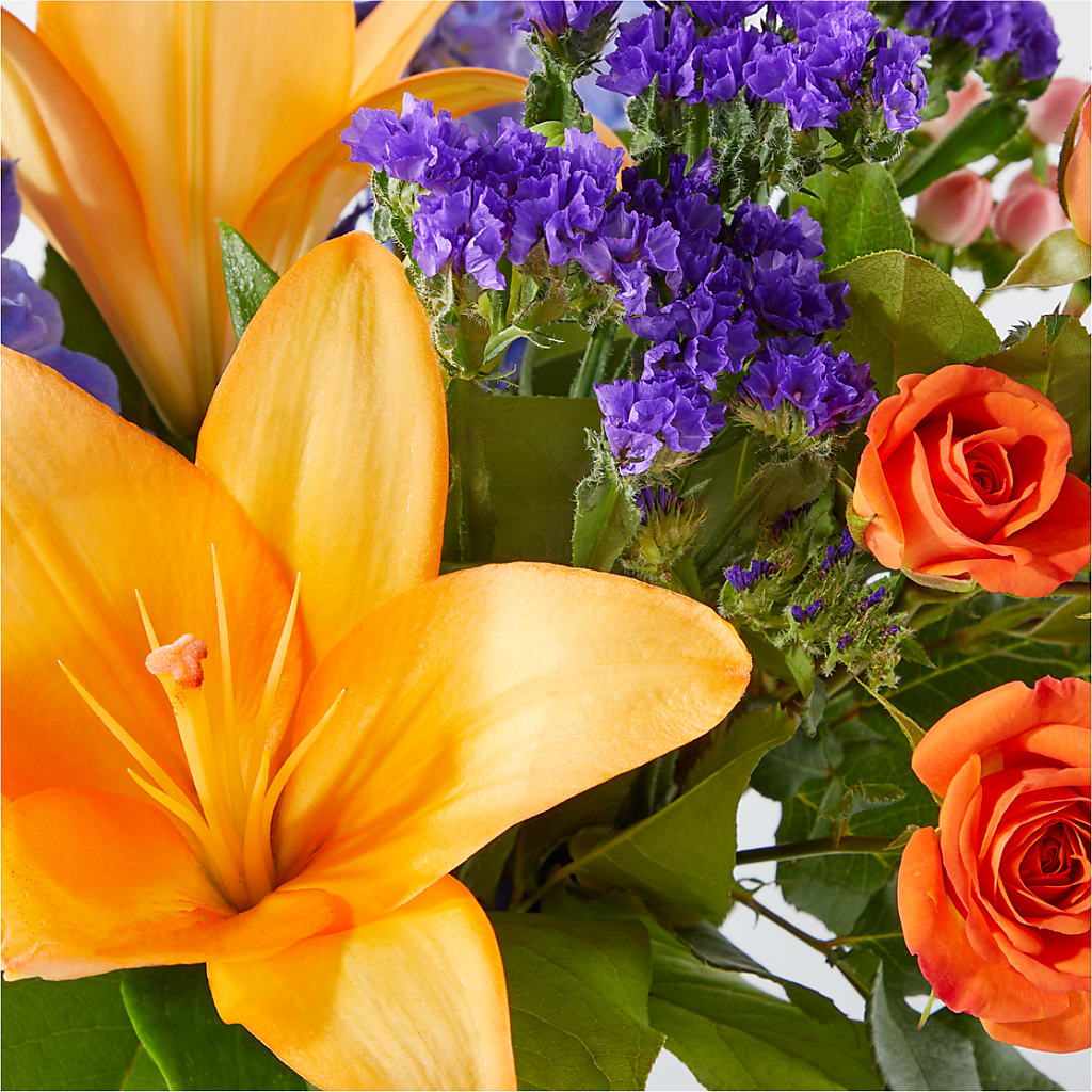 Radiant Citrus Bouquet –  Hurst Florist, Callahan FL