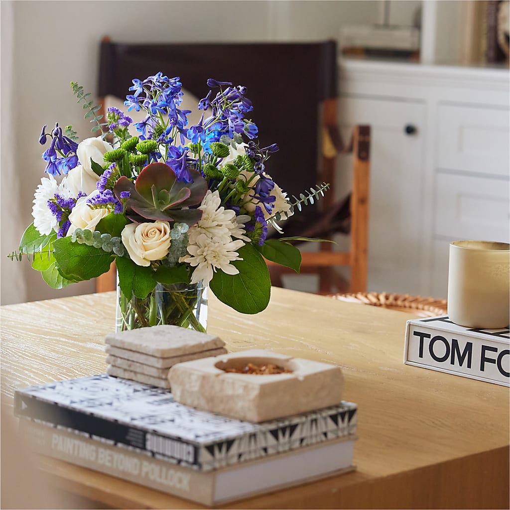Cerulean Waves Bouquet –  Hurst Florist, Callahan FL