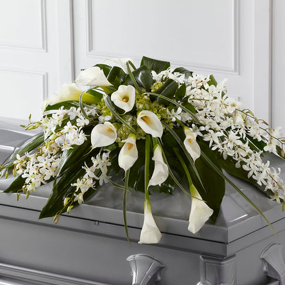 Angel Wings Casket Spray –  Hurst Florist, Callahan FL