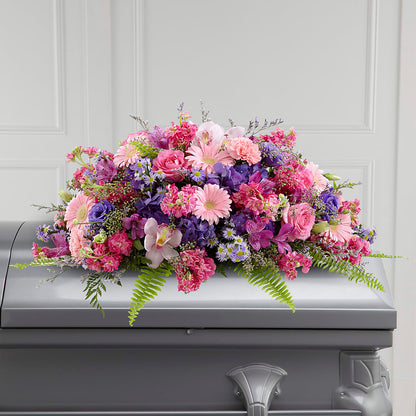 Glorious Garden Casket Spray –  Hurst Florist, Callahan FL