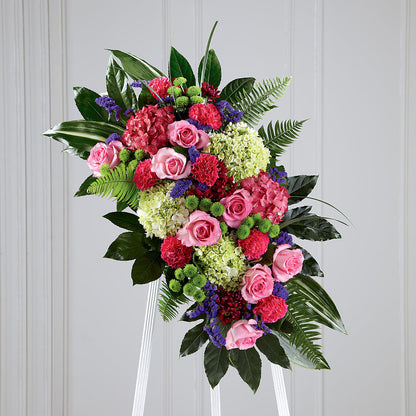 Refreshing Mix Standing Spray –  Hurst Florist, Callahan FL