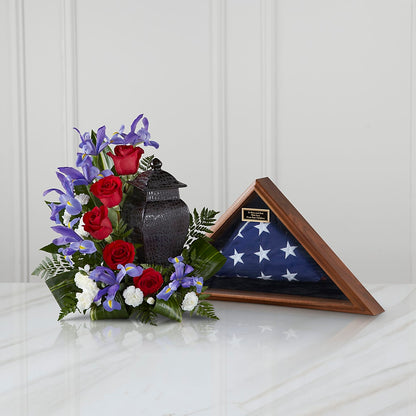 Patriotic Tribute Arrangement –  Hurst Florist, Callahan FL