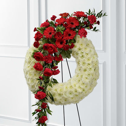 Graceful Tribute Wreath –  Hurst Florist, Callahan FL