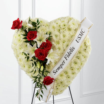 Heartfelt Hero Standing Heart –  Hurst Florist, Callahan FL
