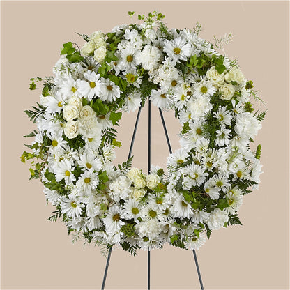 Faithful Wishes Wreath –  Hurst Florist, Callahan FL