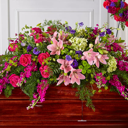 Radiant Tribute Casket Spray –  Hurst Florist, Callahan FL