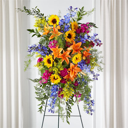 Sunlit Memories Standing Spray (Standard) –  Hurst Florist, Callahan FL
