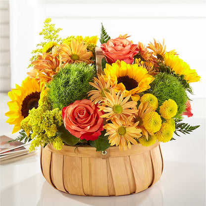 Harvest Sunflower Basket –  Hurst Florist, Callahan FL