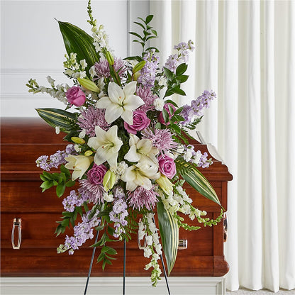 Grateful Hearts Standing Spray –  Hurst Florist, Callahan FL
