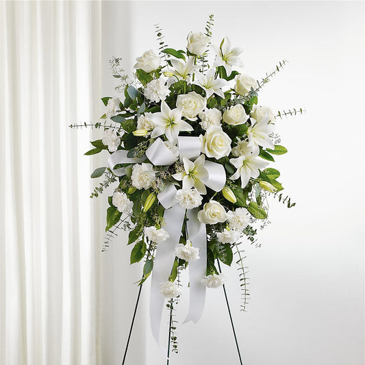 With Care Standing Spray –  Hurst Florist, Callahan FL