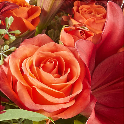 Crimson Leaves Bouquet –  Hurst Florist, Callahan FL