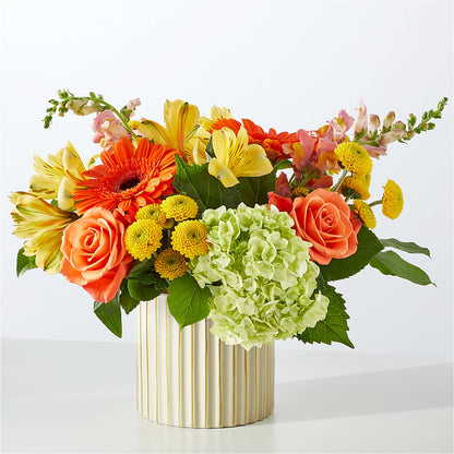 Autumn Sunshine Bouquet with Ivory Vase –  Hurst Florist, Callahan FL